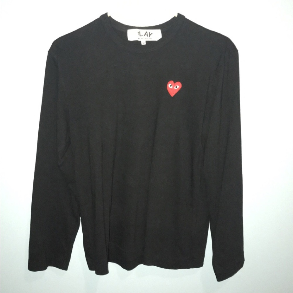 Cdg Black/Red longsleeve